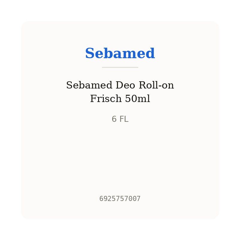 Sebamed Deo Roll-on Frisch 50ml