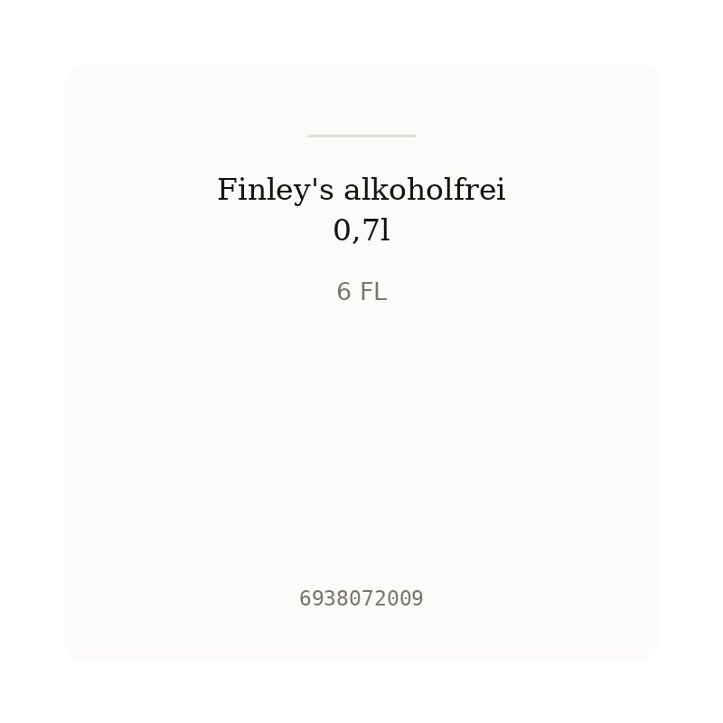 Finley's alkoholfrei 0,7l