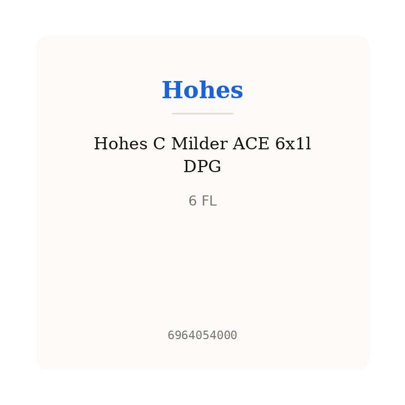 Hohes C Milder ACE 6x1l DPG