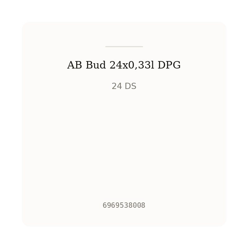 AB Bud 24x0,33l DPG