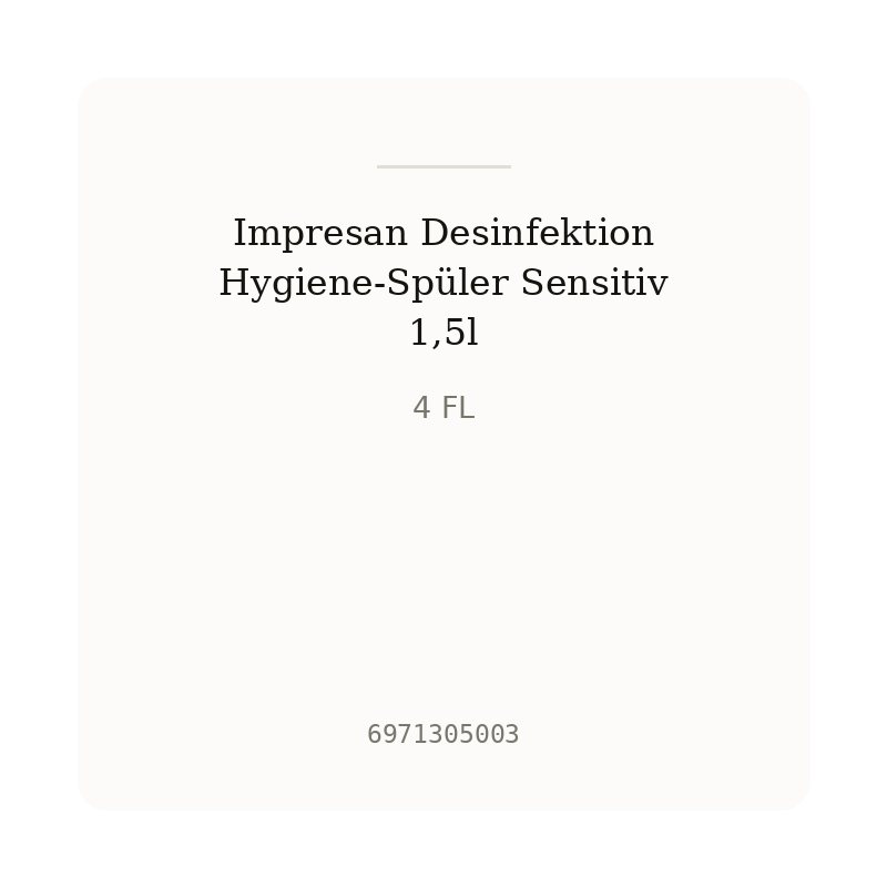 Impresan Desinfektion Hygiene-Spüler Sensitiv 1,5l