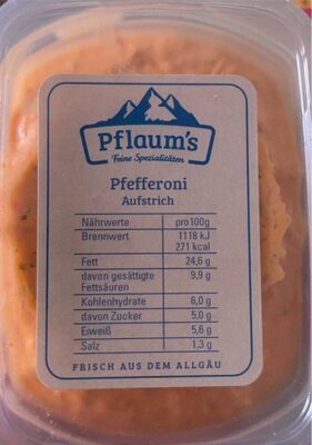 Pflaum Aufstrich Pfefferoni 130g