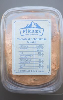 Pflaum Aufstrich Tomate&Schafskäse 130g