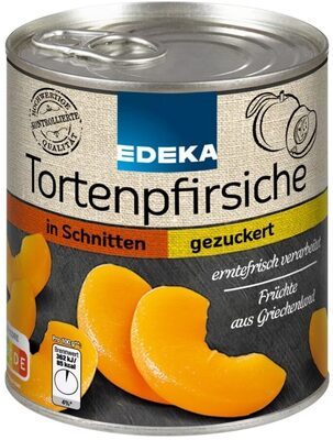 EDEKA Herzstücke Tortenpfirsiche in Schnitten gezuckert 820g