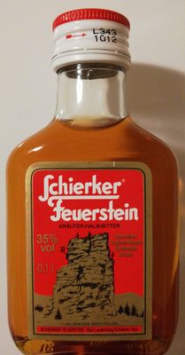 Schierker Feuerstein Kräuter-Halb-Bitter 35% 0,1l
