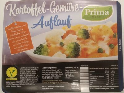 Prima Menü Kartoffel Gemüseauflauf 400g