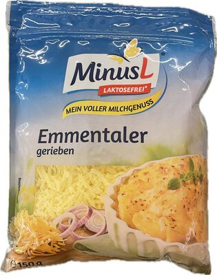 MinusL Emmentaler gerieben 45% Fett i.Tr.150g