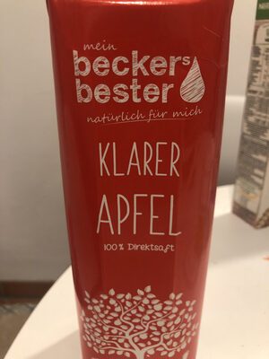 becker's bester Apfelsaft klar 1l EW