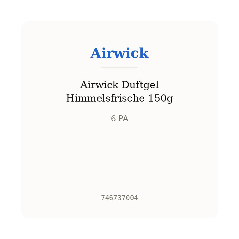 Airwick Duftgel Himmelsfrische 150g