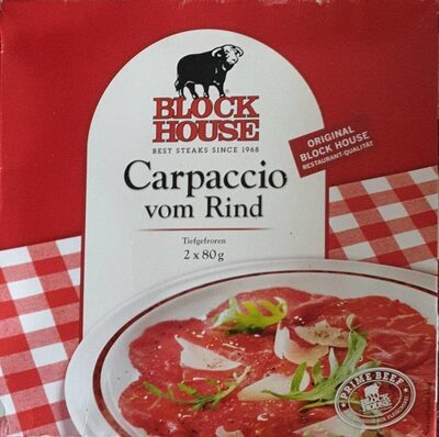 Block House Carpaccio vom Rind 2x80g