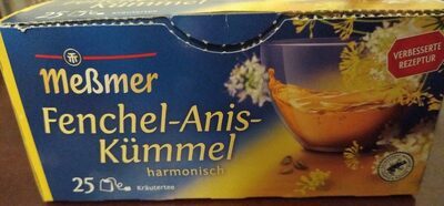 Meßmer Fenchel Anis Kümmel 25x2g