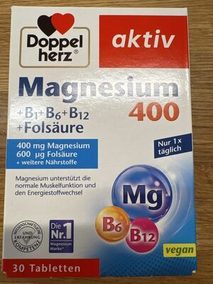 Doppelherz Magnesium 400 30Tabletten 38,1g