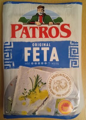 Patros Schafmilchfeta 45% Vollfettstufe (Feta) 150g