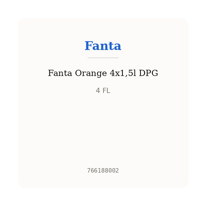 Fanta Orange 4x1,5l DPG