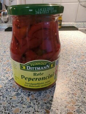 Feinkost Dittmann Peperoncini rot Mild 310g