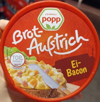 Popp Brotaufstrich Ei/Bacon 150g