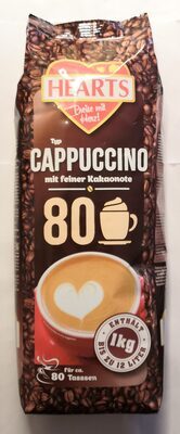 Hearts Cappuccino mit feiner Kakaonote 1kg