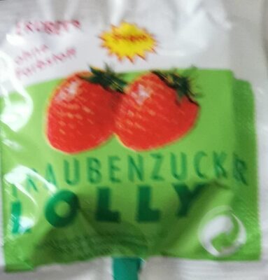 Frigeo Traubenzucker Lolly Erdbeere 8x7,5g