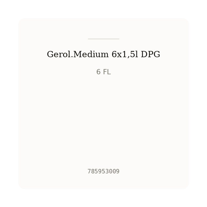 Gerol.Medium 6x1,5l DPG