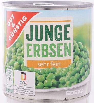GUT&GÜNSTIG junge Erbsen sehr fein 400g