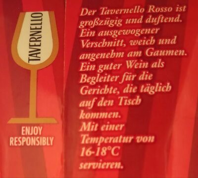 Tavernello Rosso halbtrocken 1l