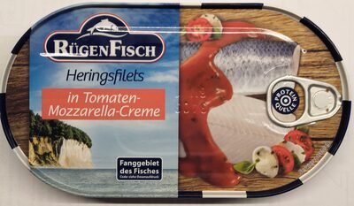 Rügen Fisch Heringsfilets in Tomaten-Mozzarella-Creme 200g