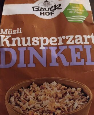 Demeter Bauckhof Dinkel Müsli Knusper 425g