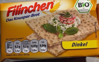 Bio Filinchen Knusper-Brot Dinkel 75g