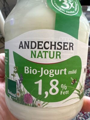 Bio Bayern Andechser Natur Fettarmer Jogurt mild 1,8%500g MW
