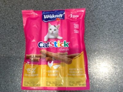 Vitakraft Cat-Stick Mini Geflügel und Leber 3x6g