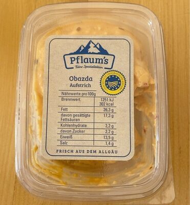 Pflaum Obazda Rahmstufe 125g
