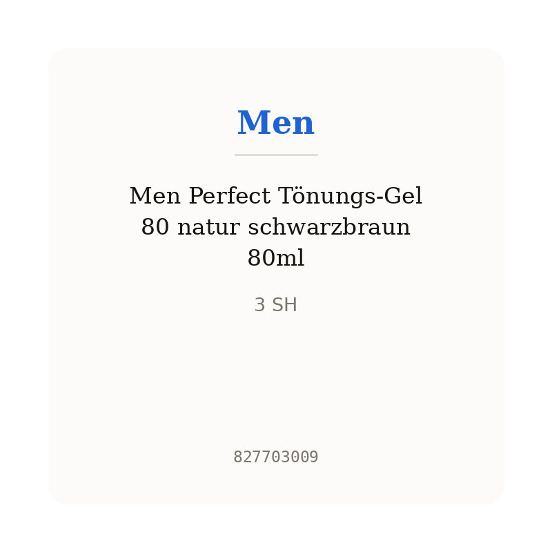 Men Perfect Tönungs-Gel 80 natur schwarzbraun 80ml