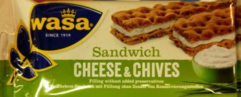 Wasa Sandwich Käse und Schnittlauch 111g
