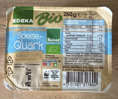 Bio EDEKA Speisequark mager 250g