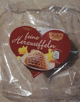 Schuh Feine Eierwaffeln Herz 150g