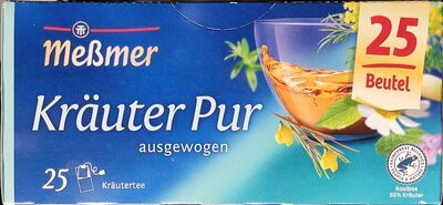 Meßmer Kräuter Pur Tee 25x2,00g