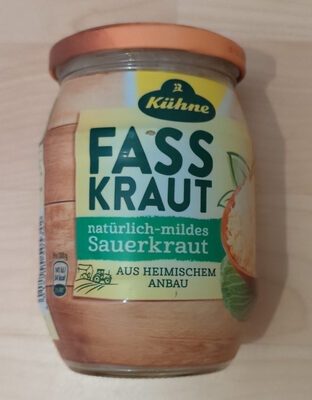 Kühne Fasskraut natürlich mild 400g