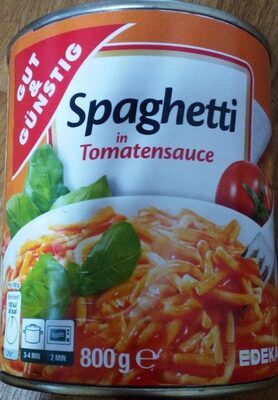 GUT&GÜNSTIG Spaghetti in Tomatensauce 800g