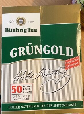 Bünting Grüngold Tee 50ST 87,5g