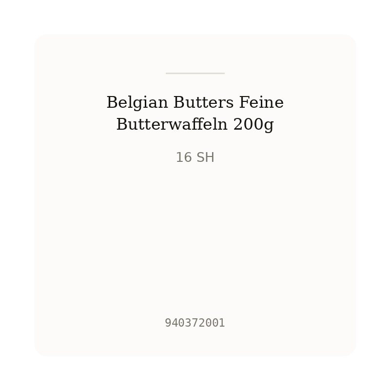Belgian Butters Feine Butterwaffeln 200g