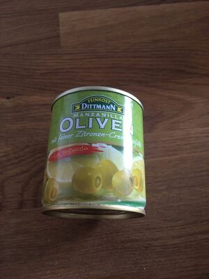 Feinkost Dittmann Manzanilla Oliven grün gefüllt mit Lemoncreme 200g