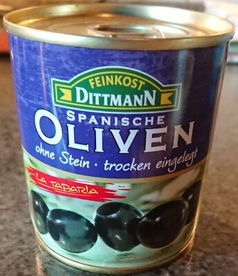 Feinkost Dittmann Oliven schwarz trocken ohne Stein 85g