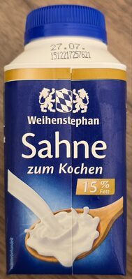 Weihenstephan Sahne zum Kochen 15%250g